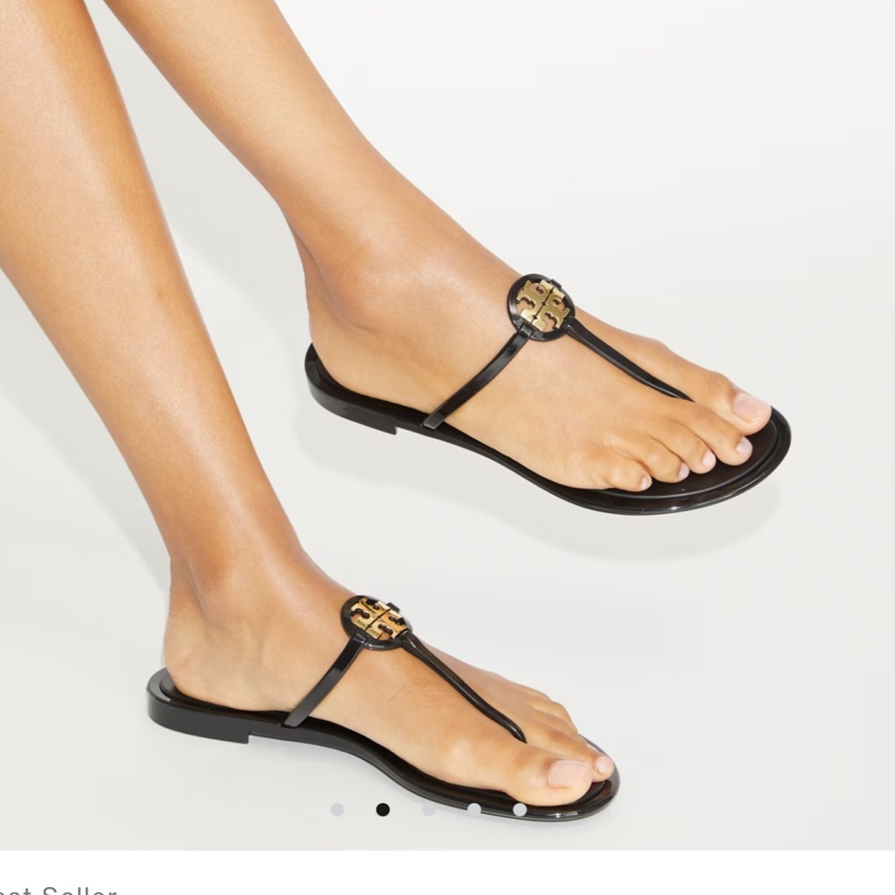 Tory Burch Brown Mini Miller Jelly Sandal - Picture 4 of 6